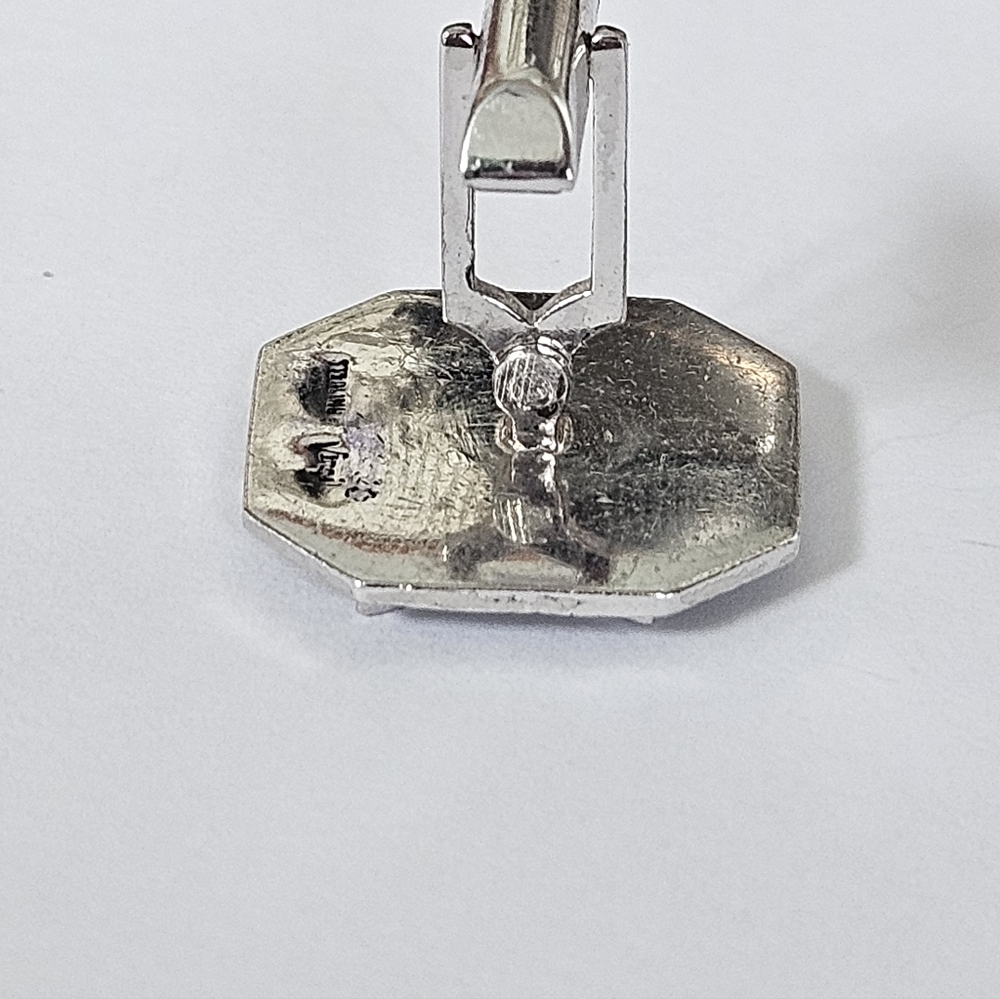 Vintage Virgil Sterling Silver Star of David Cufflinks 1” Judaica Jewish 19.7g - Picture 4 of 10